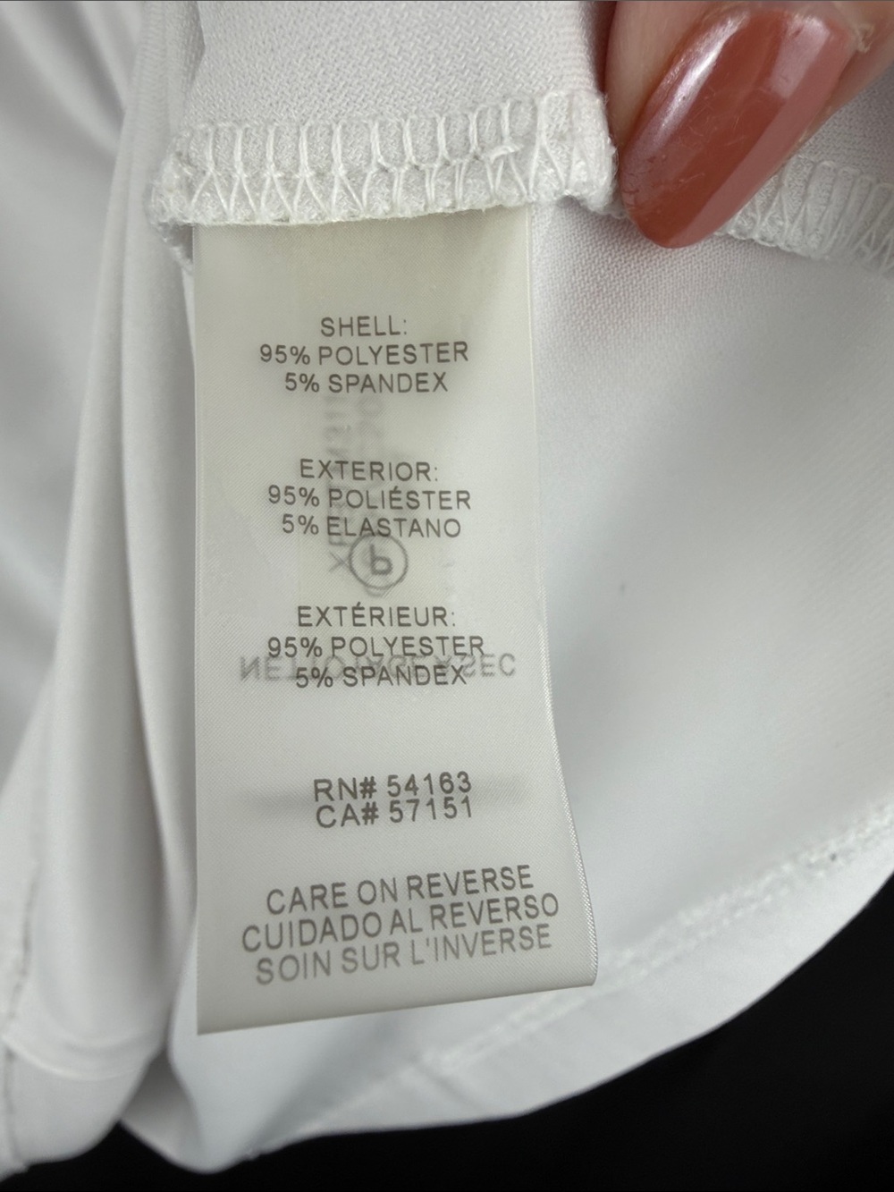 Calvin Klein White V-Neck Draped Sleeveless Camisole - Picture 3 of 8